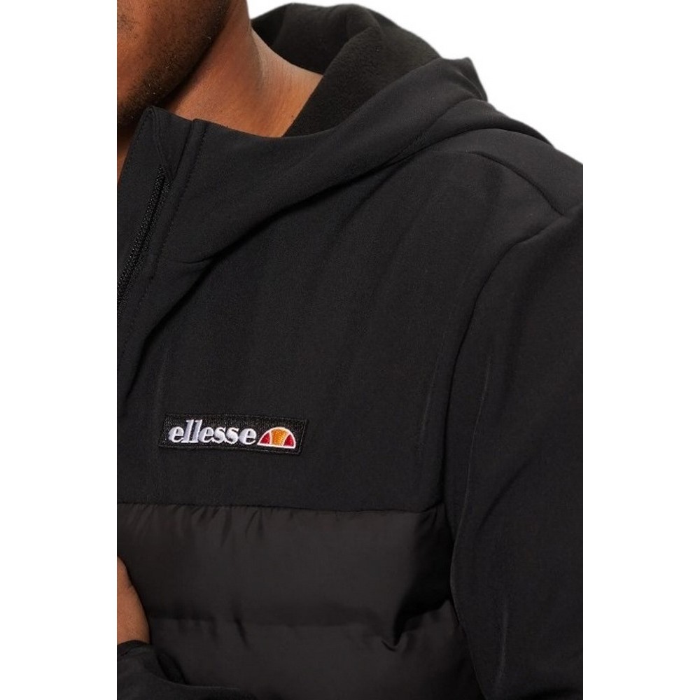ELLESSE ADDITIONS CASSIANO FZ JACKET ΜΠΟΥΦΑΝ ΑΝΔΡΙΚΟ BLACK
