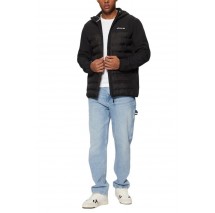 ELLESSE ADDITIONS CASSIANO FZ JACKET ΜΠΟΥΦΑΝ ΑΝΔΡΙΚΟ BLACK