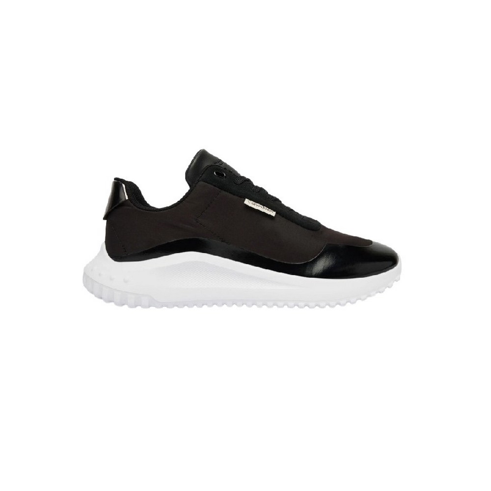 CALVIN KLEIN EVA RUNNER LACE UP MAT MIX ΠΑΠΟΥΤΣΙ ΓΥΝΑΙΚΕΙΟ BLACK