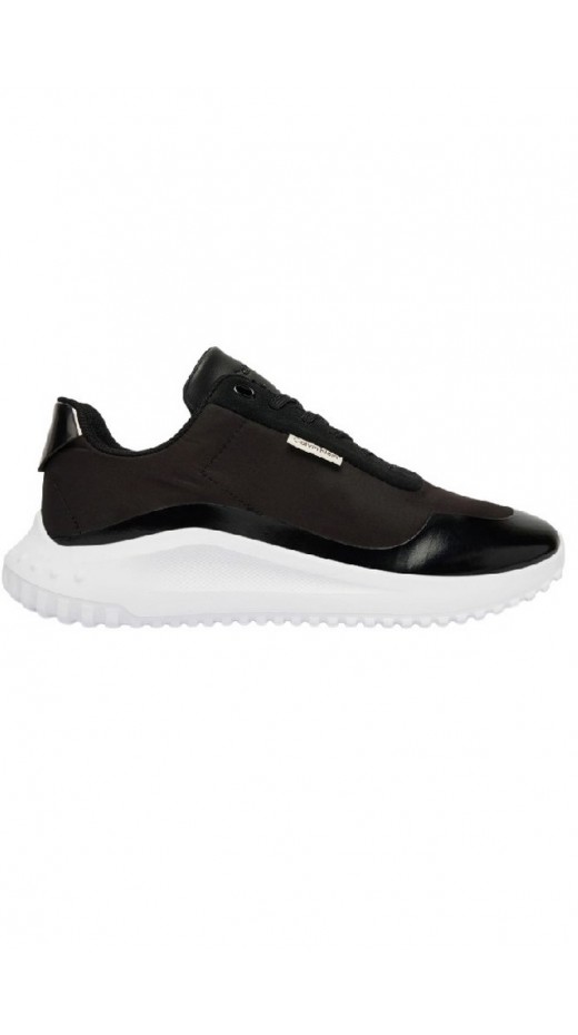 CALVIN KLEIN EVA RUNNER LACE UP MAT MIX ΠΑΠΟΥΤΣΙ ΓΥΝΑΙΚΕΙΟ BLACK
