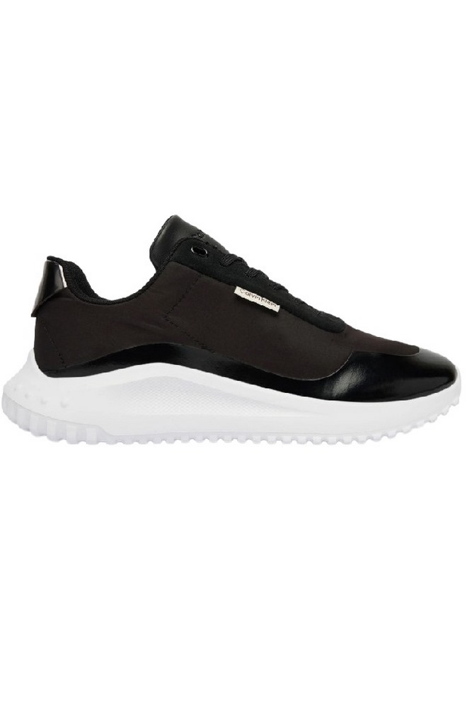 CALVIN KLEIN EVA RUNNER LACE UP MAT MIX ΠΑΠΟΥΤΣΙ ΓΥΝΑΙΚΕΙΟ BLACK