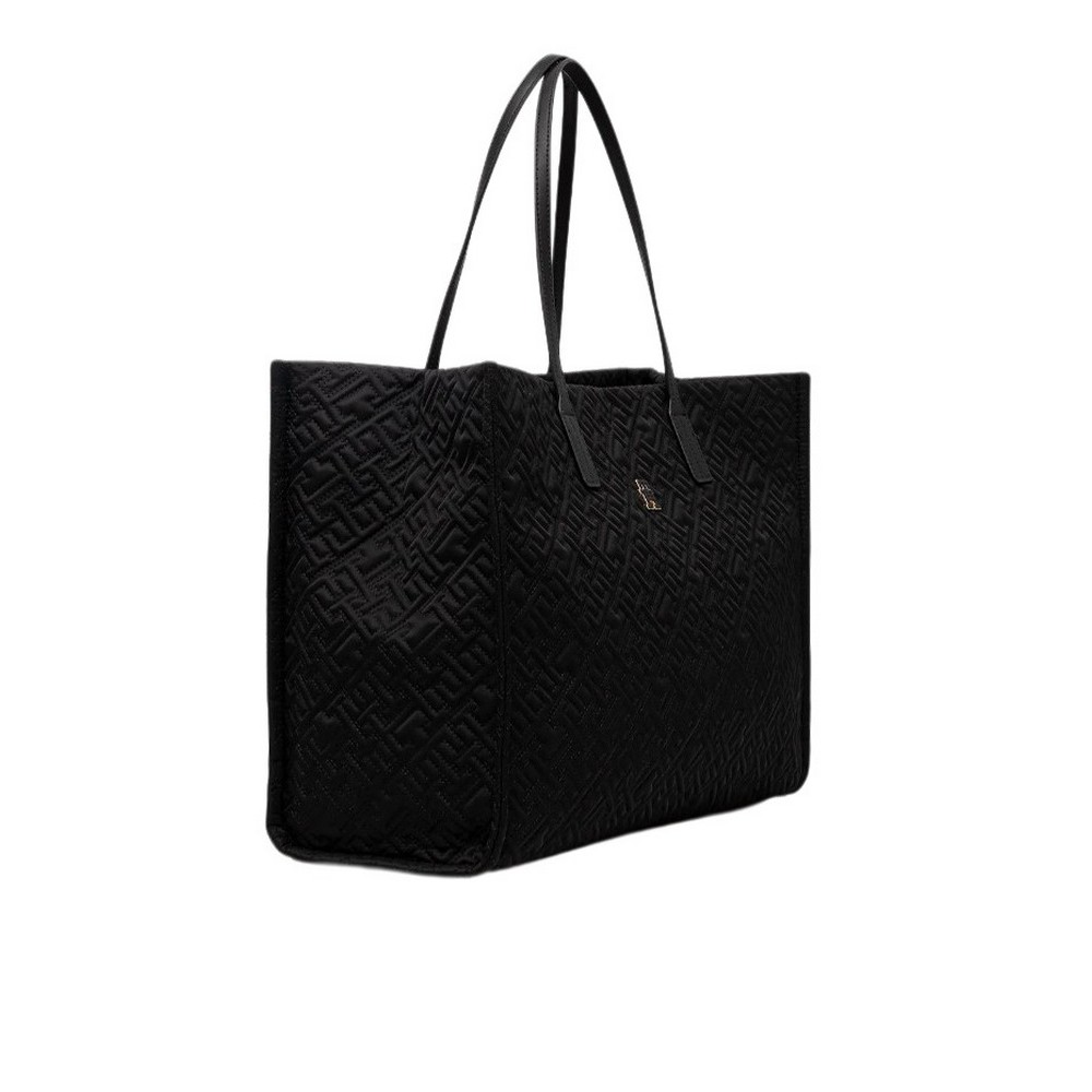 TOMMY HILFIGER CITY TOTE MONO NYLON ΤΣΑΝΤΑ ΓΥΝΑΙΚΕΙΑ BLACK