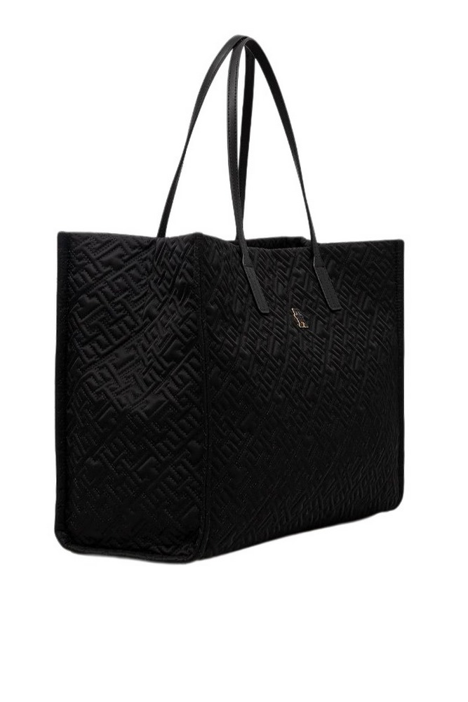 TOMMY HILFIGER CITY TOTE MONO NYLON ΤΣΑΝΤΑ ΓΥΝΑΙΚΕΙΑ BLACK