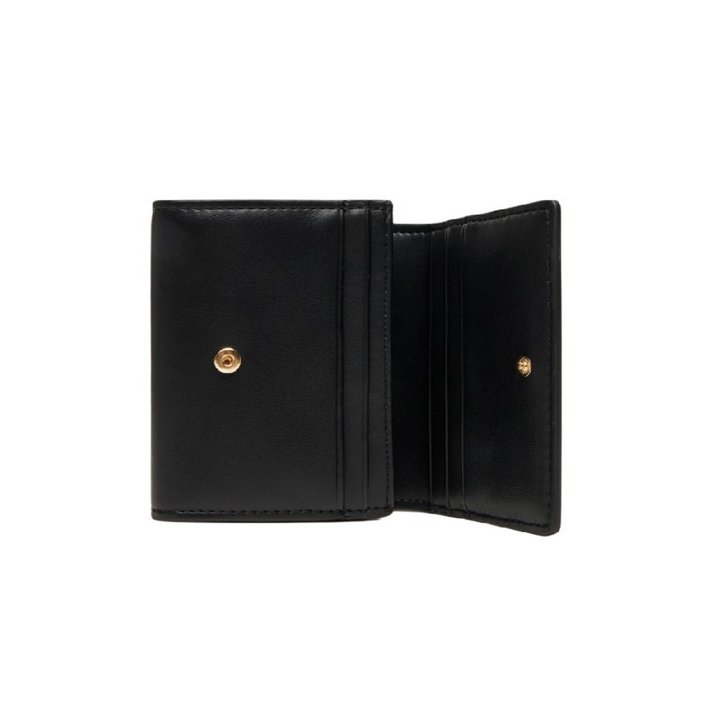 CALVIN KLEIN RAISED CK MEDIUM BIFOLD ΠΟΡΤΟΦΟΛΙ ΓΥΝΑΙΚΕΙΟ BLACK