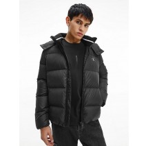 CALVIN KLEIN JEANS ESSENTIALS NON DOWN JACKET ΜΠΟΥΦΑΝ ΑΝΔΡΙΚΟ BLACK