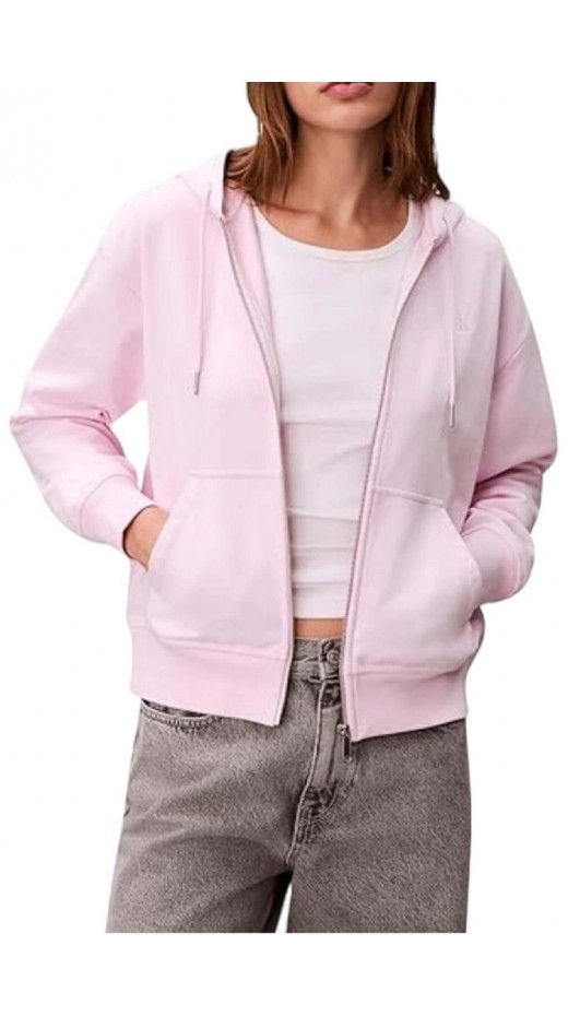 CALVIN KLEIN JEANS ARCHV LG FRNCH TRRY ΖΑΚΕΤΑ ΦΟΥΤΕΡ ΓΥΝΑΙΚΕΙΑ PINK