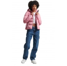 SUPERDRY ΜΠΟΥΦΑΝ HOODED SPIRIT SPORTS PUFFER ΓΥΝΑΙΚΕΙΟ ROSE