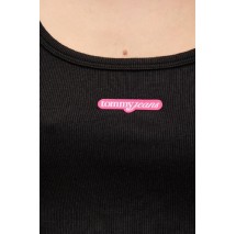 TOMMY JEANS  CRP SCRIPT LABEL TANK ΤΟΠ ΓΥΝΑΙΚΕΙΟ BLACK