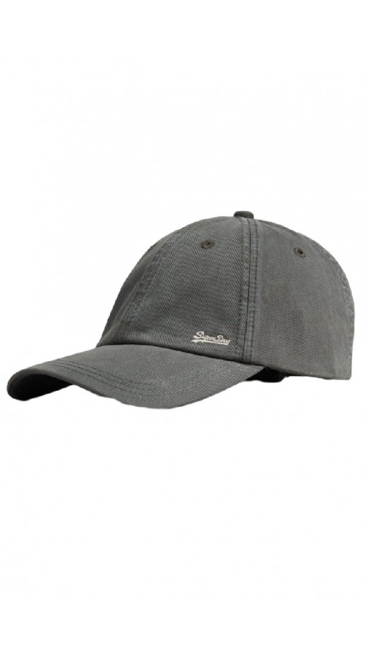 SUPERDRY D1 SDRY VINTAGE EMBROIDERED CAP ΚΑΠΕΛΟ ΑΝΔΡΙΚΟ DARK GREY