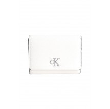 CALVIN KLEIN JEANS MONIMAL MONOGRAM ΠΟΡΤΟΦΟΛΙ ΓΥΝΑΙΚΕΙΟ WHITE