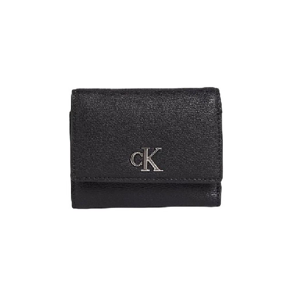 CALVIN KLEIN JEANS MONIMAL MONOGRAM ΠΟΡΤΟΦΟΛΙ ΓΥΝΑΙΚΕΙΟ BLACK