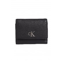 CALVIN KLEIN JEANS MONIMAL MONOGRAM ΠΟΡΤΟΦΟΛΙ ΓΥΝΑΙΚΕΙΟ BLACK