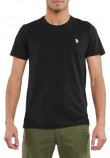 T-SHIRT  ΑΝΔΡΙΚΟ U.S.POLO ASSN BLACK