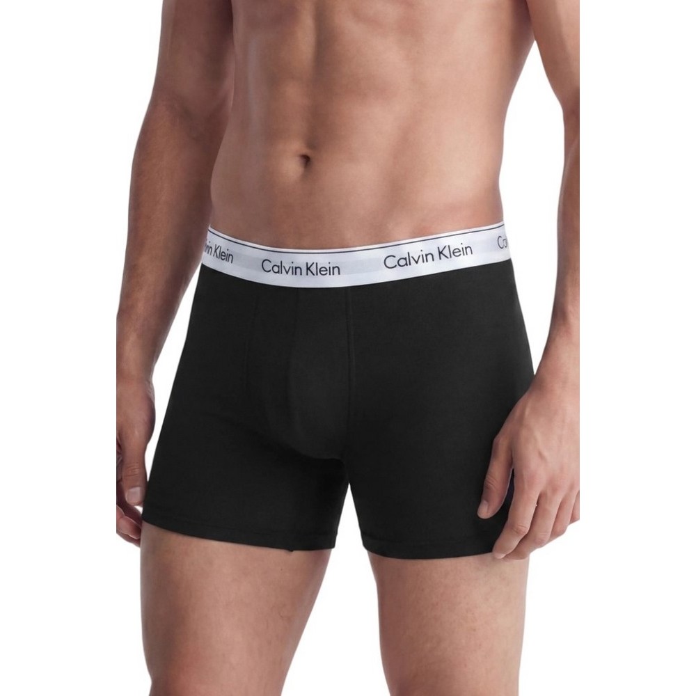 CALVIN KLEIN BOXER BRIEF 3PK ΕΣΩΡΟΥΧΟ ΑΝΔΡΙΚΟ BLACK