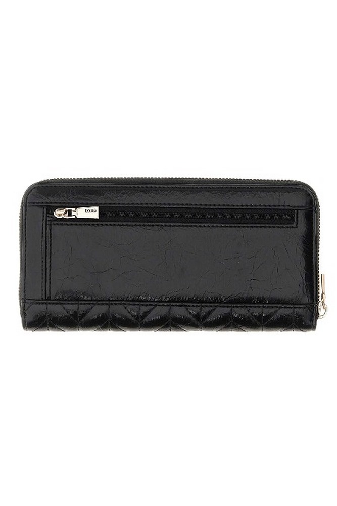 GUESS CHERYL SLG LARGE ZIP AROUND ΠΟΡΤΟΦΟΛΙ ΓΥΝΑΙΚΕΙΟ BLACK