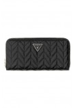 GUESS CHERYL SLG LARGE ZIP AROUND ΠΟΡΤΟΦΟΛΙ ΓΥΝΑΙΚΕΙΟ BLACK