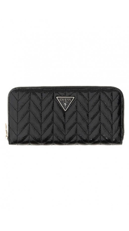 GUESS CHERYL SLG LARGE ZIP AROUND ΠΟΡΤΟΦΟΛΙ ΓΥΝΑΙΚΕΙΟ BLACK