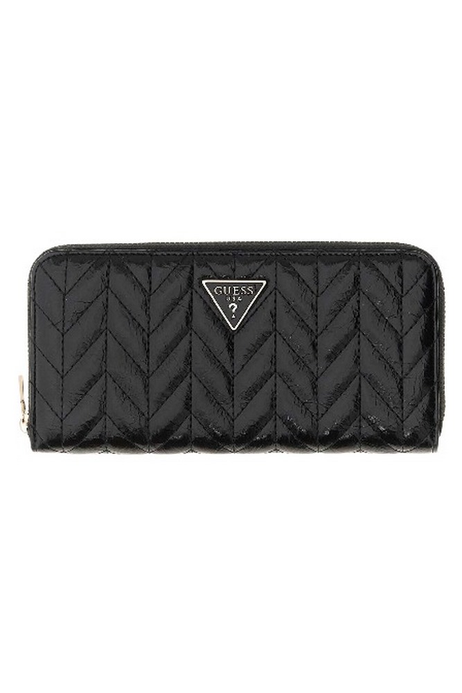 GUESS CHERYL SLG LARGE ZIP AROUND ΠΟΡΤΟΦΟΛΙ ΓΥΝΑΙΚΕΙΟ BLACK