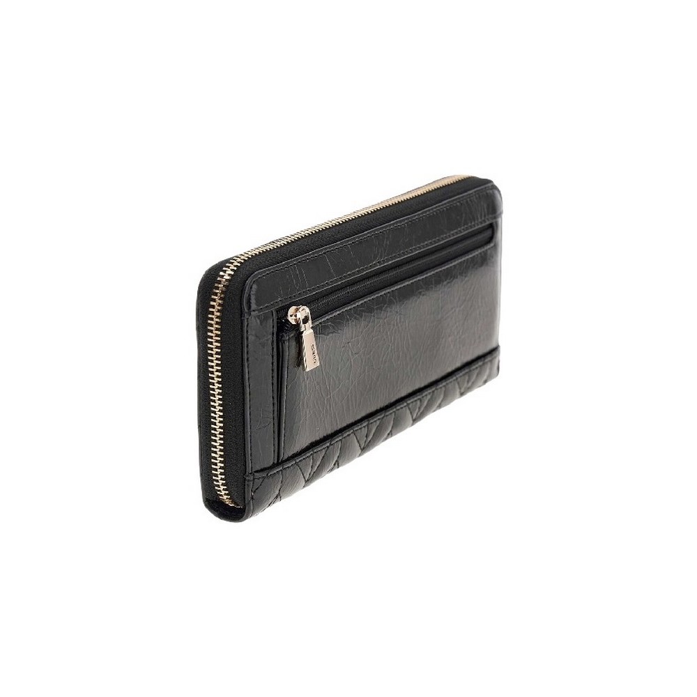 GUESS CHERYL SLG LARGE ZIP AROUND ΠΟΡΤΟΦΟΛΙ ΓΥΝΑΙΚΕΙΟ BLACK
