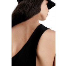 CALVIN KLEIN JEANS BACK ASYM CUT OUT MILANO DRESS ΦΟΡΕΜΑ ΓΥΝΑΙΚΕΙΟ BLACK