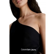 CALVIN KLEIN JEANS BACK ASYM CUT OUT MILANO DRESS ΦΟΡΕΜΑ ΓΥΝΑΙΚΕΙΟ BLACK