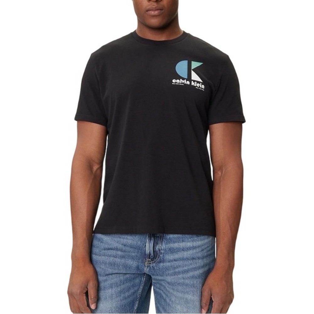 CALVIN KLEIN JEANS 20S CK BHS LG GRP T-SHIRT ΜΠΛΟΥΖΑ ΑΝΔΡΙΚΗ BLACK