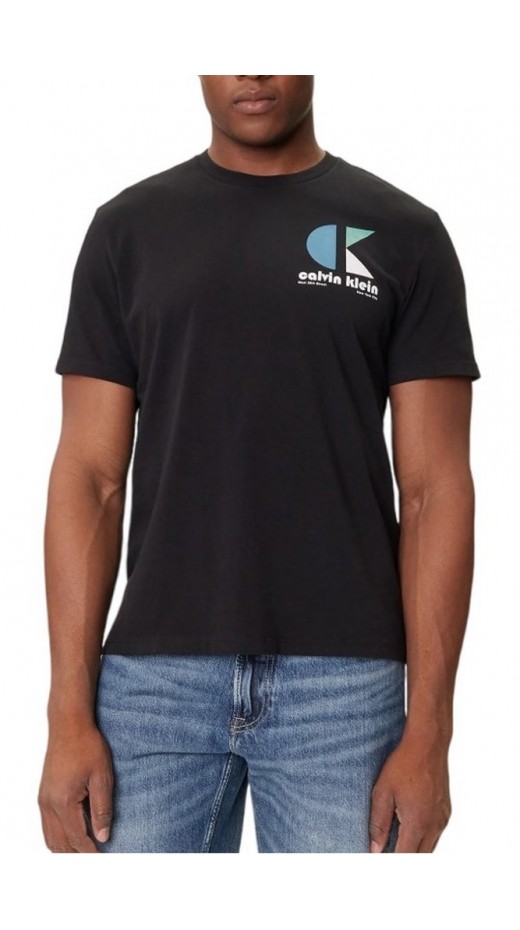 CALVIN KLEIN JEANS 20S CK BHS LG GRP T-SHIRT ΜΠΛΟΥΖΑ ΑΝΔΡΙΚΗ BLACK