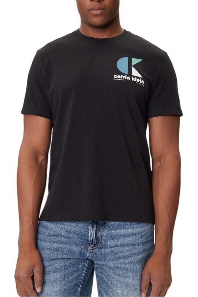 CALVIN KLEIN JEANS 20S CK BHS LG GRP T-SHIRT ΜΠΛΟΥΖΑ ΑΝΔΡΙΚΗ BLACK
