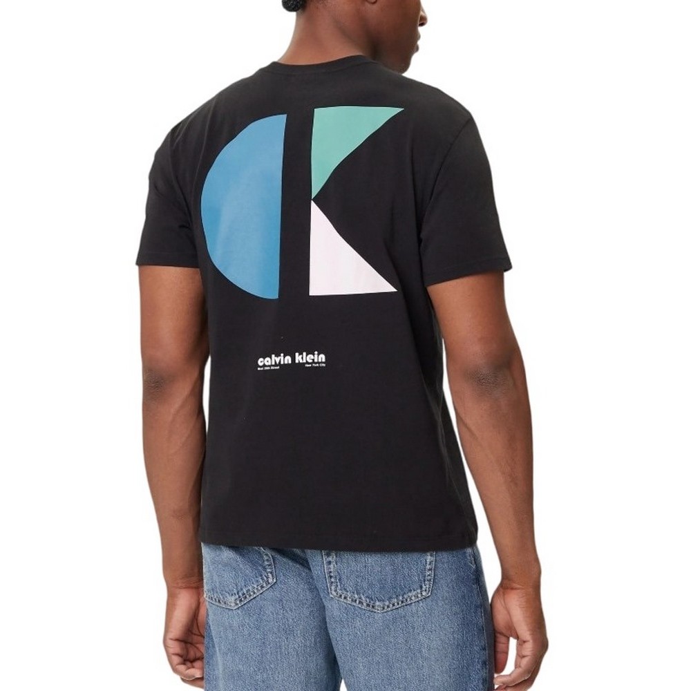 CALVIN KLEIN JEANS 20S CK BHS LG GRP T-SHIRT ΜΠΛΟΥΖΑ ΑΝΔΡΙΚΗ BLACK