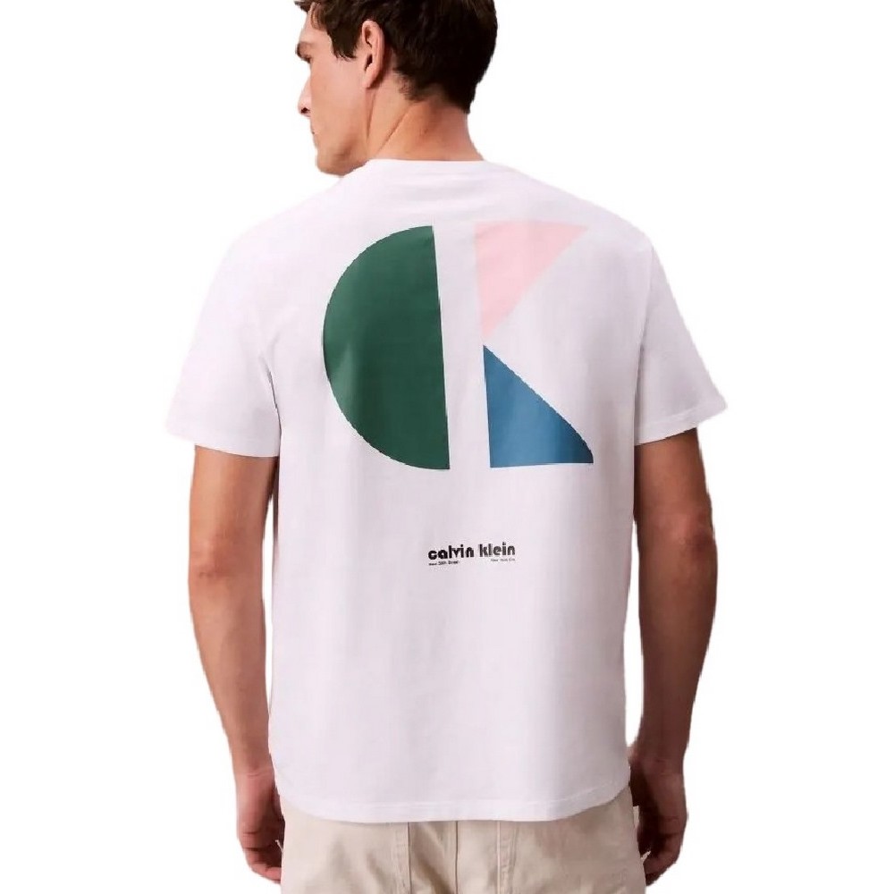 CALVIN KLEIN JEANS 20S CK BHS LG GRP T-SHIRT ΜΠΛΟΥΖΑ ΑΝΔΡΙΚΗ WHITE