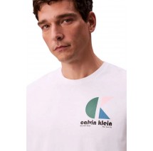 CALVIN KLEIN JEANS 20S CK BHS LG GRP T-SHIRT ΜΠΛΟΥΖΑ ΑΝΔΡΙΚΗ WHITE