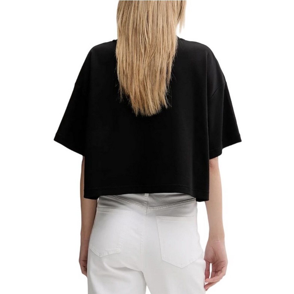 CALVIN KLEIN BOXY LOGO GRAPHIC TEE T-SHIRT ΜΠΛΟΥΖΑ ΓΥΝΑΙΚΕΙΑ BLACK