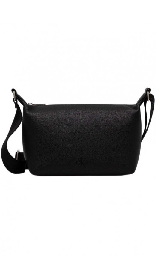CALVIN KLEIN JEANS OVER WEBBING SHOULDER BAG22 PU ΤΣΑΝΤΑ ΓΥΝΑΙΚΕΙΑ BLACK