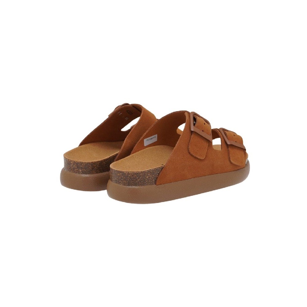 SCHOLL NOELLE CHUNKY SUEDE F311341170 ΠΑΝΤΟΦΛΑ ΓΥΝΑΙΚΕΙΑ BRANDY