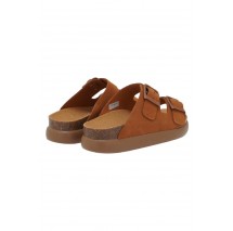 SCHOLL NOELLE CHUNKY SUEDE F311341170 ΠΑΝΤΟΦΛΑ ΓΥΝΑΙΚΕΙΑ BRANDY