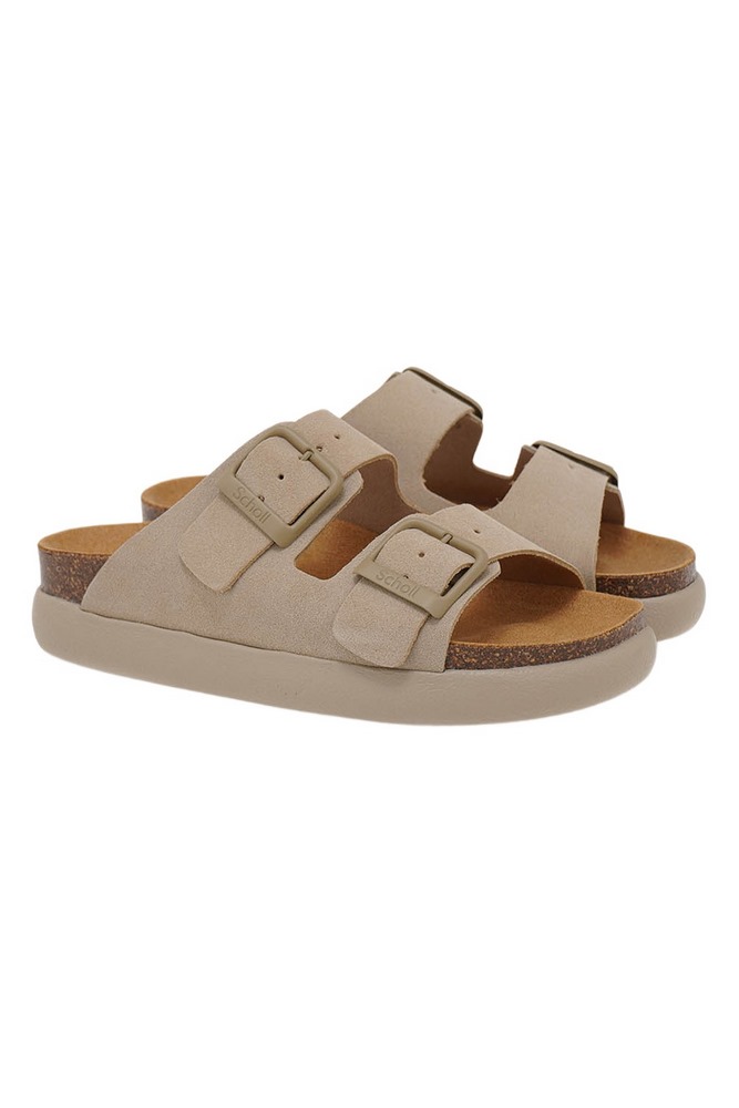 SCHOLL NOELLE CHUNKY SUEDE F311341002 ΠΑΝΤΟΦΛΑ ΓΥΝΑΙΚΕΙΑ BEIGE