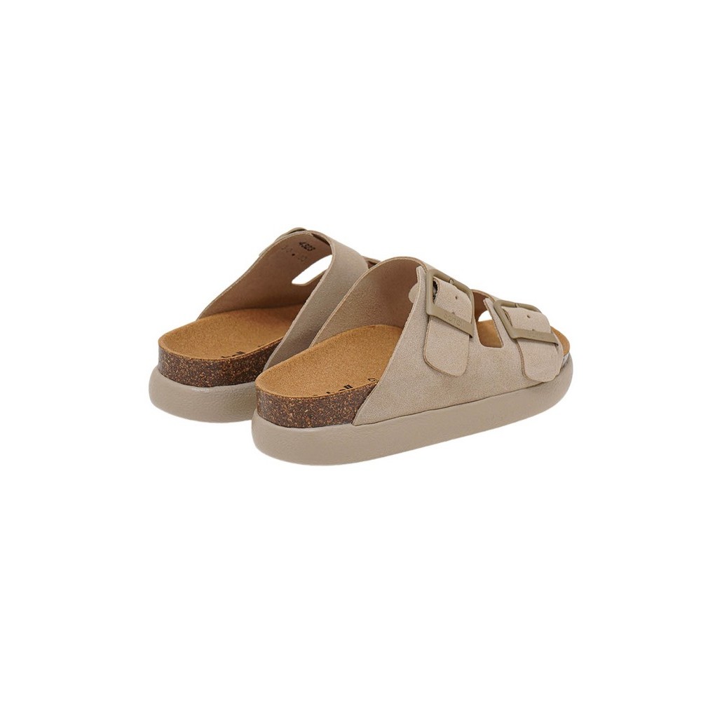 SCHOLL NOELLE CHUNKY SUEDE F311341002 ΠΑΝΤΟΦΛΑ ΓΥΝΑΙΚΕΙΑ BEIGE