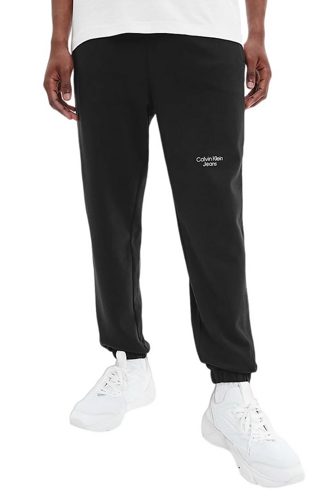CALVIN KLEIN JEANS STACKED LOGO HWK PANT ΠΑΝΤΕΛΟΝΙ ΦΟΡΜΑΣ ΑΝΤΡΙΚΟ BLACK
