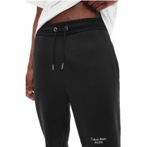 CALVIN KLEIN JEANS STACKED LOGO HWK PANT ΠΑΝΤΕΛΟΝΙ ΦΟΡΜΑΣ ΑΝΤΡΙΚΟ BLACK