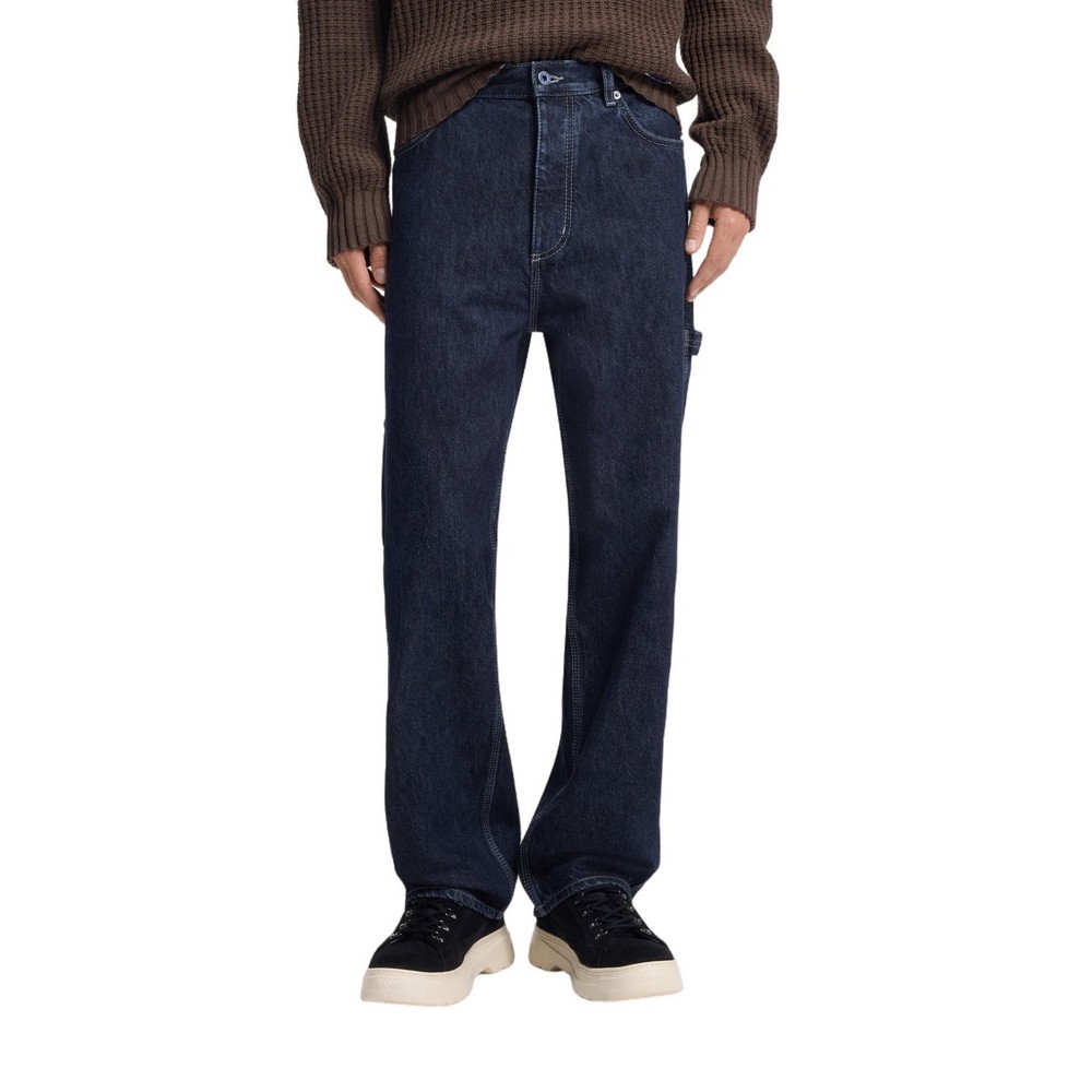 HUGO BOSS JEANS CARPENTER/4 ΤΖΙΝ ΠΑΝΤΕΛΟΝΙ ΑΝΔΡΙΚΟ DENIM DARK