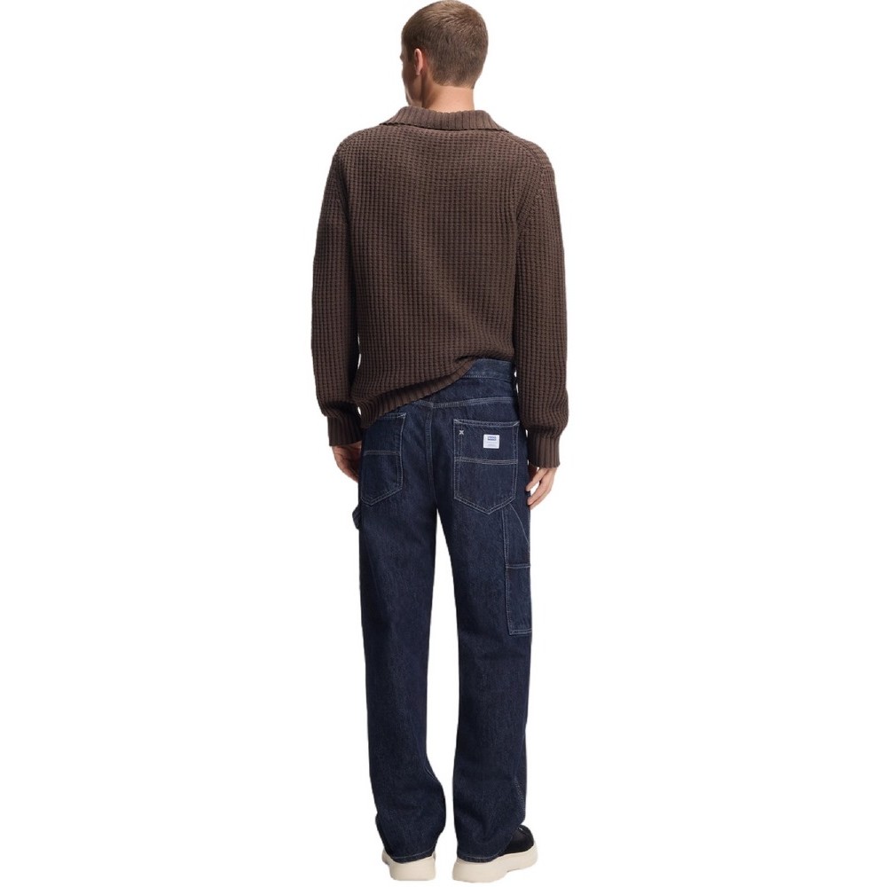 HUGO BOSS JEANS CARPENTER/4 ΤΖΙΝ ΠΑΝΤΕΛΟΝΙ ΑΝΔΡΙΚΟ DENIM DARK