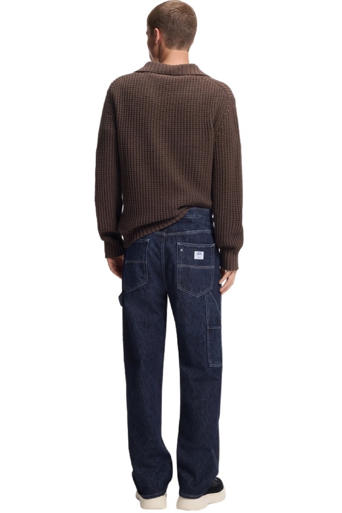 HUGO BOSS JEANS CARPENTER/4 ΤΖΙΝ ΠΑΝΤΕΛΟΝΙ ΑΝΔΡΙΚΟ DENIM DARK