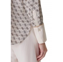 GUESS LS ALEXANDRA SHIRT ΠΟΥΚΑΜΙΣΟ ΓΥΝΑΙΚΕΙΟ TAUPE