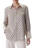 GUESS LS ALEXANDRA SHIRT ΠΟΥΚΑΜΙΣΟ ΓΥΝΑΙΚΕΙΟ TAUPE