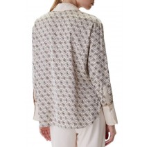 GUESS LS ALEXANDRA SHIRT ΠΟΥΚΑΜΙΣΟ ΓΥΝΑΙΚΕΙΟ TAUPE