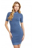 GUESS SS LISE 4G LOGO SWTR DRESS ΦΟΡΕΜΑ ΓΥΝΑΙΚΕΙΟ BLUE