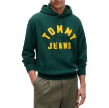 TOMMY JEANS RLX NEW CLASSIC HOODIE ΜΠΛΟΥΖΑ ΦΟΥΤΕΡ ΑΝΔΡΙΚΗ GREEN