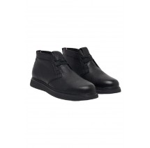 TOMMY HILFIGER COMFORT LEATHER CHUKKA ΠΑΠΟΥΤΣΙ ΑΝΔΡΙΚΟ BLACK