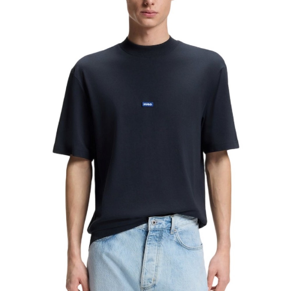 HUGO BOSS JERSEY NIEROS T-SHIRT ΜΠΛΟΥΖΑ ΑΝΔΡΙΚΗ NAVY