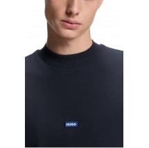 HUGO BOSS JERSEY NIEROS T-SHIRT ΜΠΛΟΥΖΑ ΑΝΔΡΙΚΗ NAVY